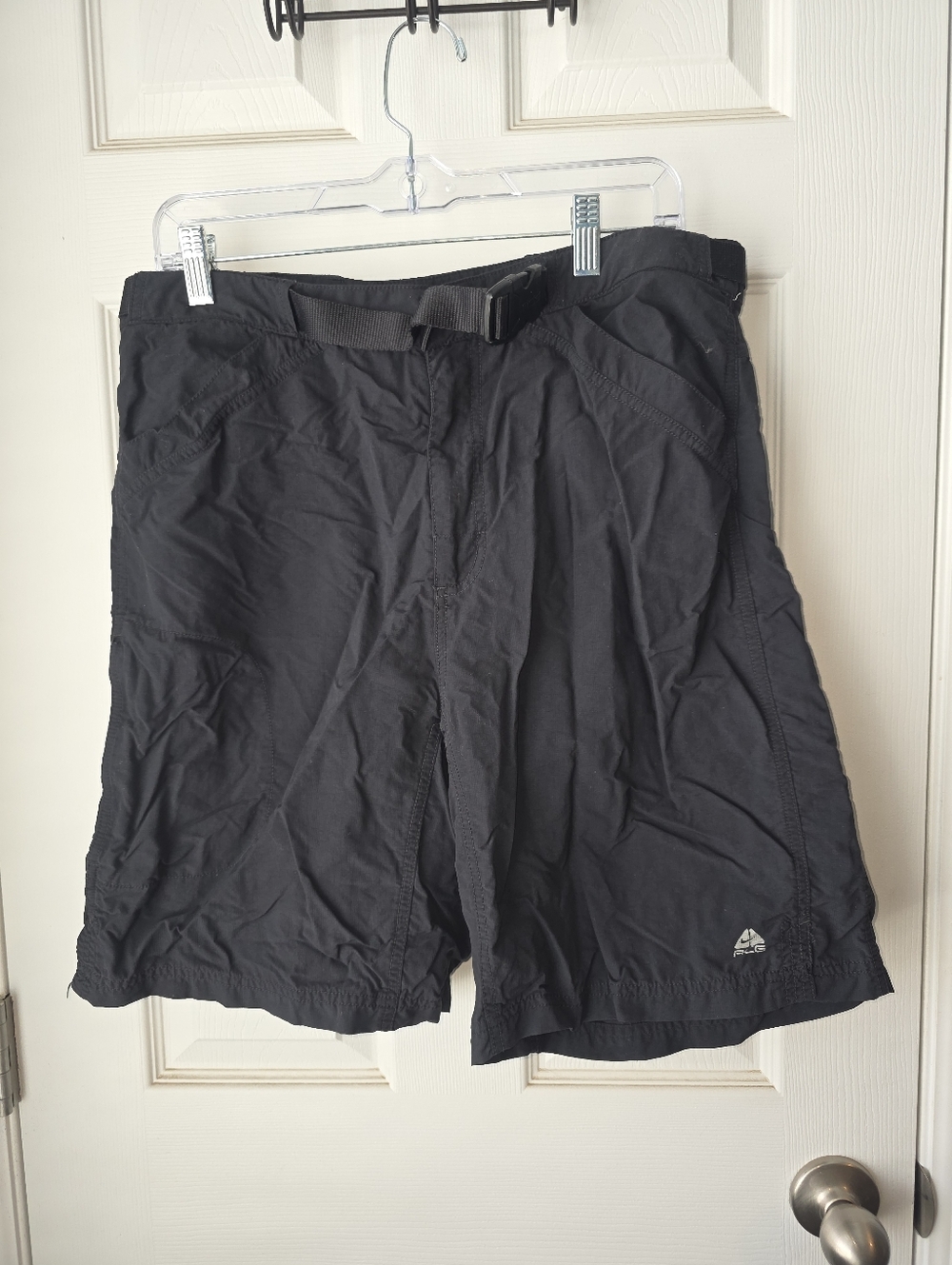 Nike ACG SZ34 All Conditions Shorts W/belt And Pockets 8 Inch Inseem